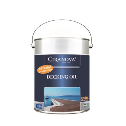 Decking oil-2.5L-rond-tin